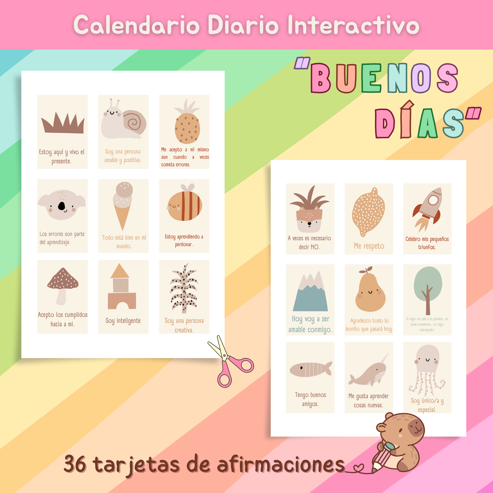 Calendario giornaliero interattivo
